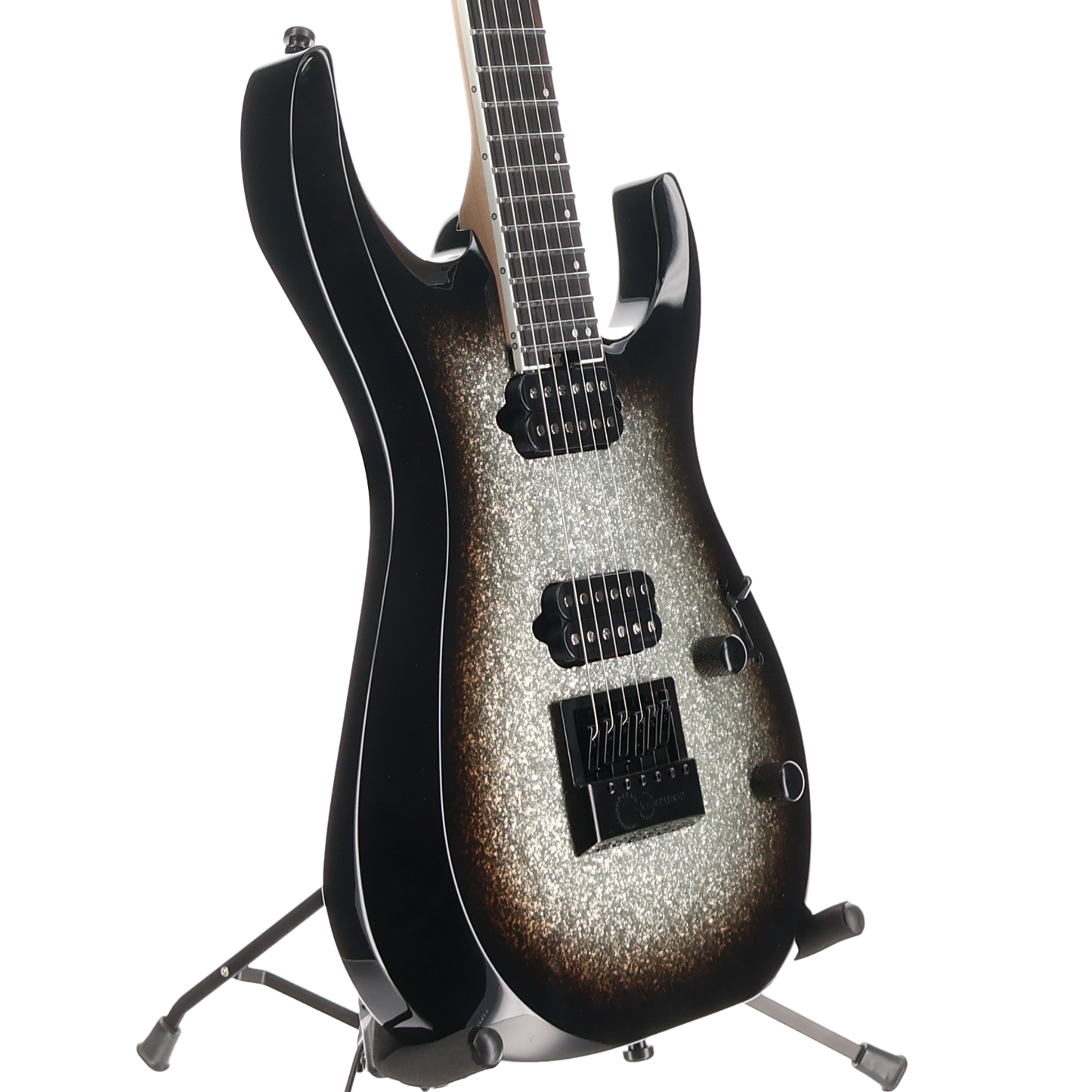 Jackson Pro Plus Series DK Modern EVTN6, Ebony Fingerboard, Silver Sparkle (X13) (00745)