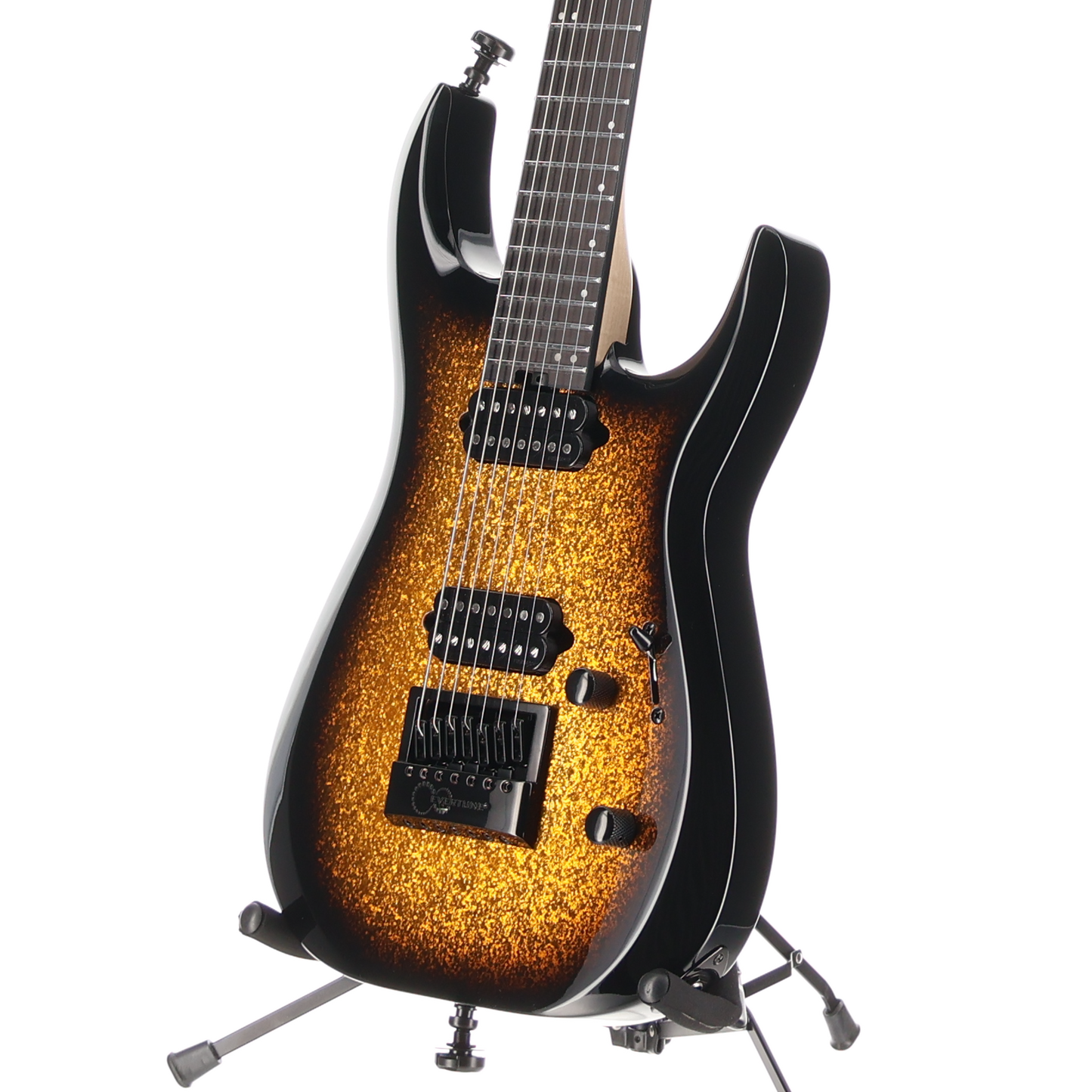 Jackson Pro Plus Series DK Modern EVTN7, Ebony Fingerboard, Gold Sparkle (P1) (00064)