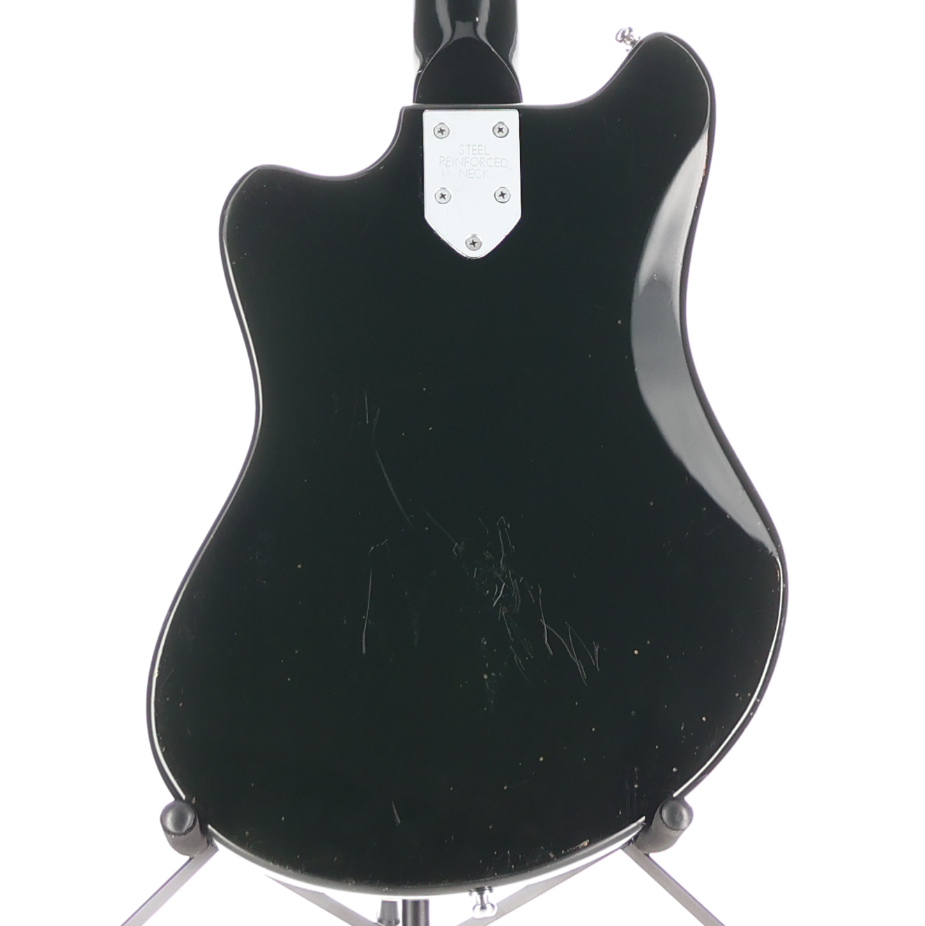 Kingston Short Scale Red Burst Electric Bass - 1966 (M1) (52106) (52106)