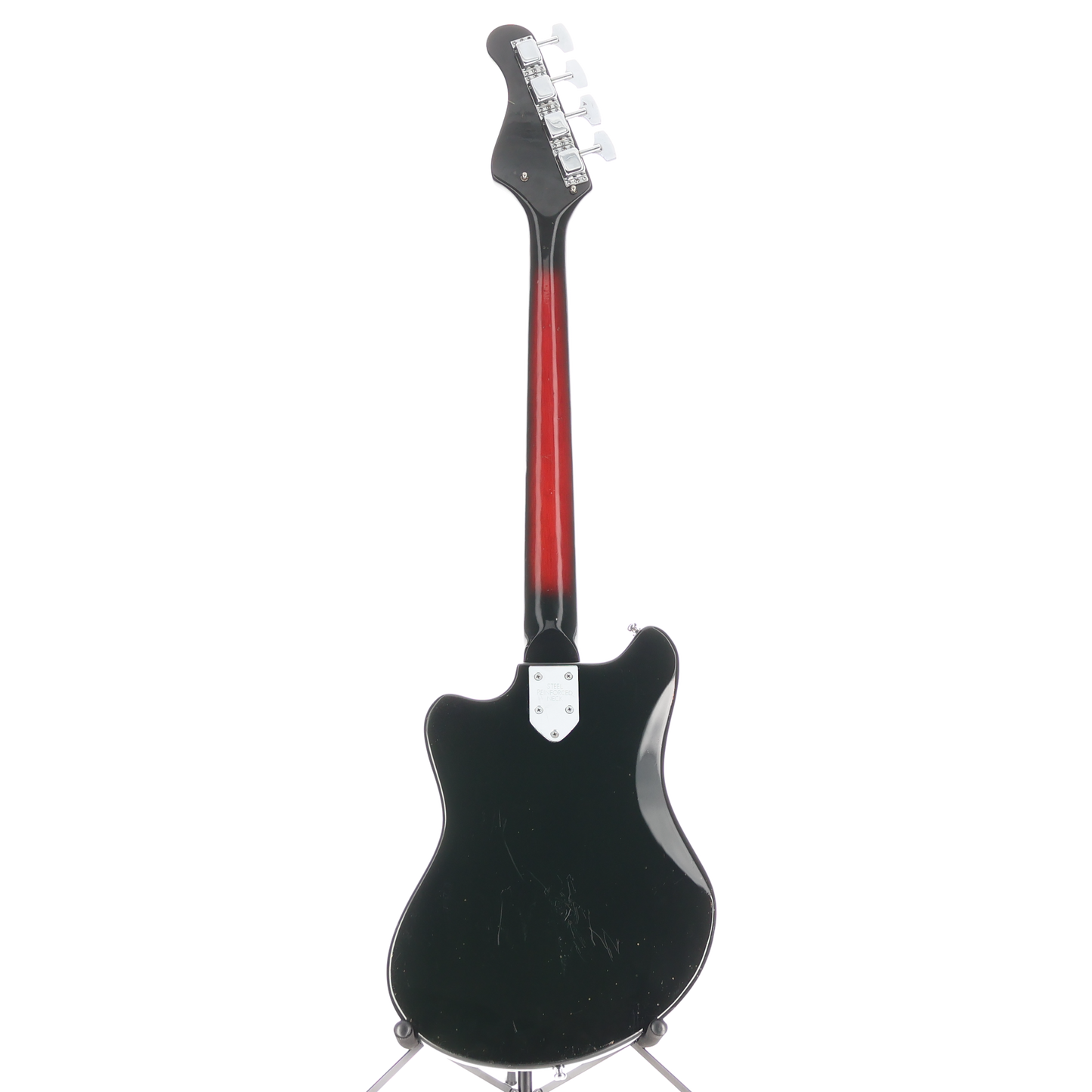 Kingston Short Scale Red Burst Electric Bass - 1966 (M1) (52106) (52106)