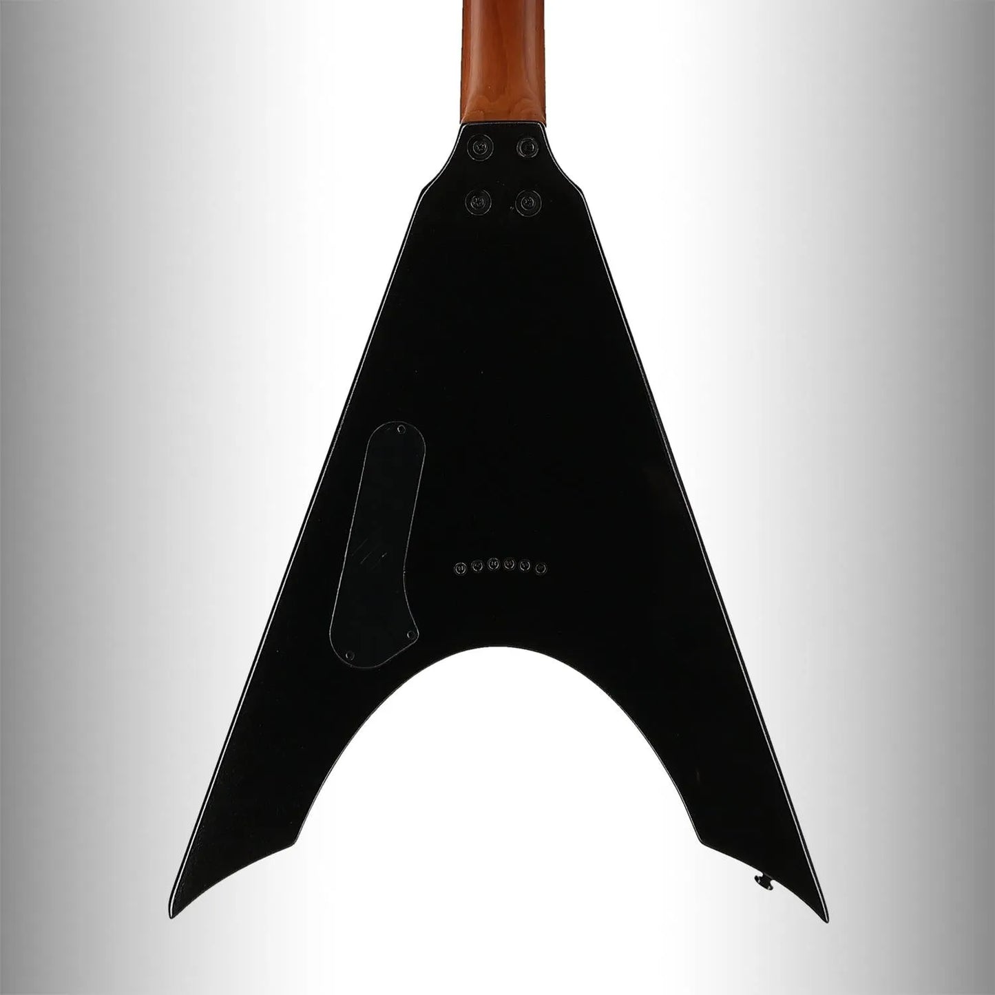 Kramer Nite-V Plus (String-through) - Jet Black Metallic (L9) (99012)