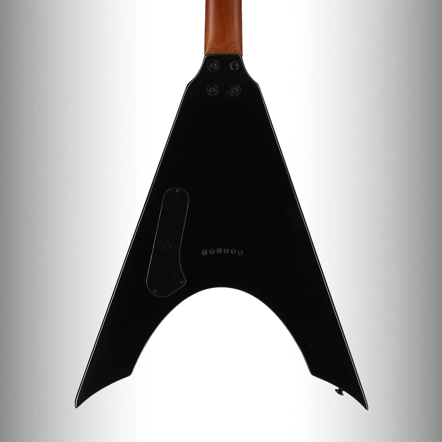 Kramer Nite-V Plus (String-through) - Jet Black Metallic (L9) (99012)