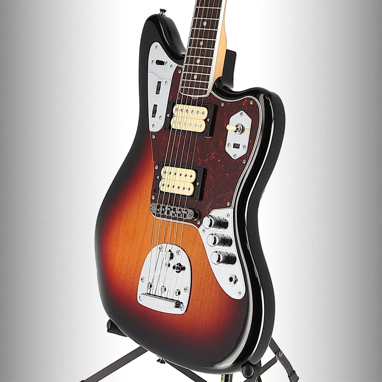 Kurt Cobain Jaguar, Rosewood Fingerboard, 3-Color Sunburst (H10) (19767)