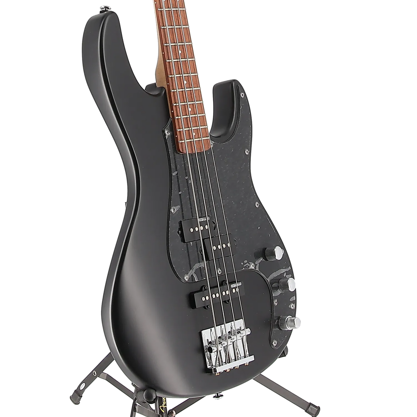 LTD AP-204 Electric Bass Guitar Satin Black Black Pickguard (EB6) (10811)