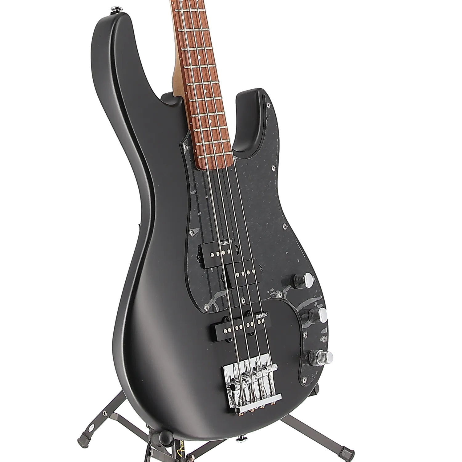 LTD AP-204 Electric Bass Guitar Satin Black Black Pickguard (EB6) (10811)