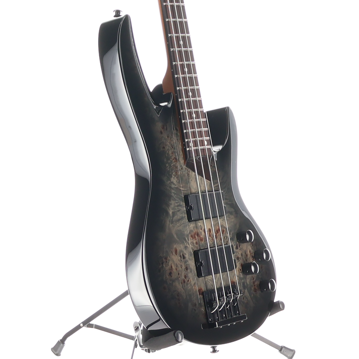 LTD B-204DX - Electric Bass Guitar - Black Burst (K13) (20680)