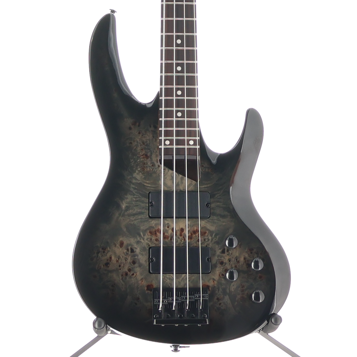 LTD B-204DX - Electric Bass Guitar - Black Burst (K13) (20680)