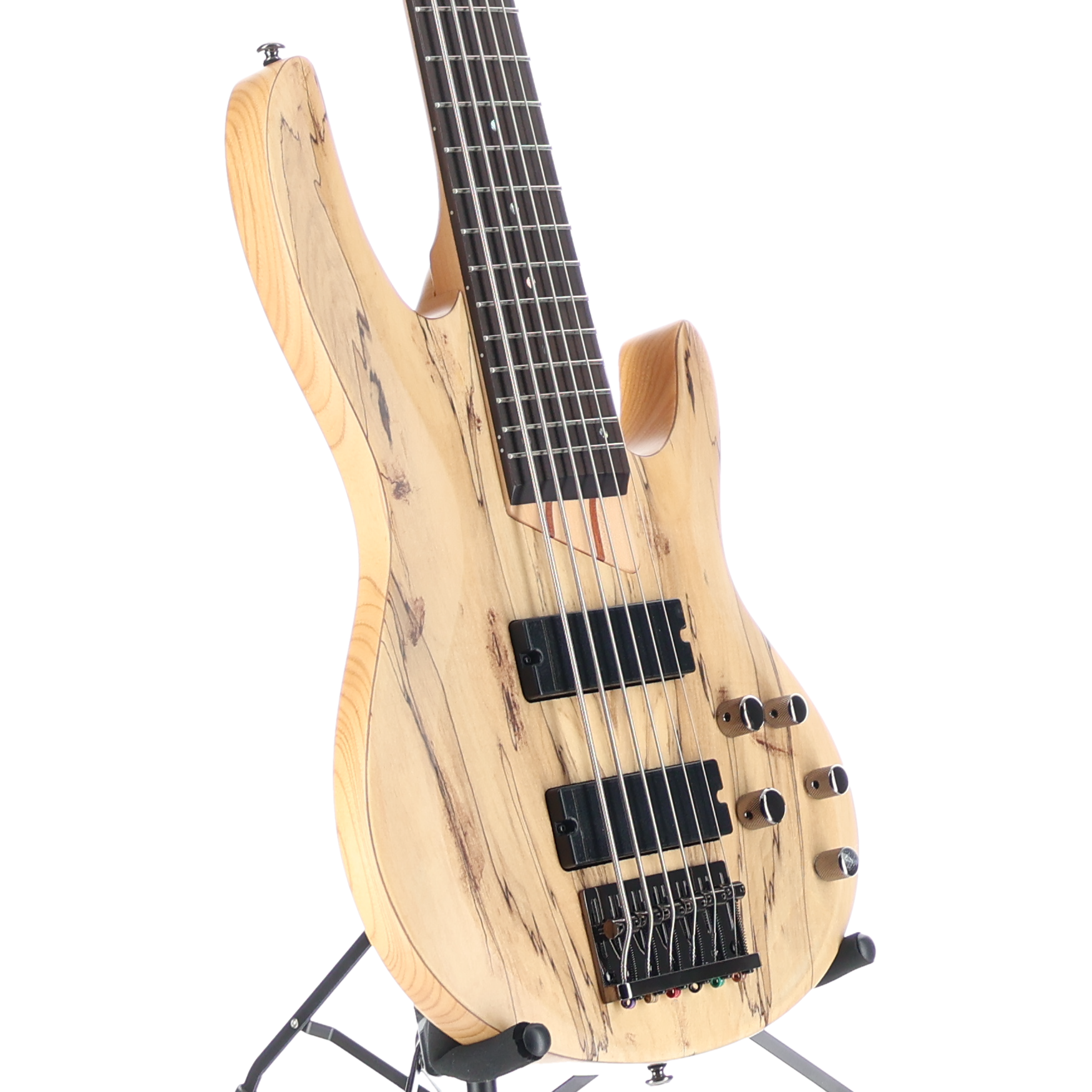 LTD B-206 SM 6 String Bass - Natural Spalted Maple Top Satin (Q12) (11909)