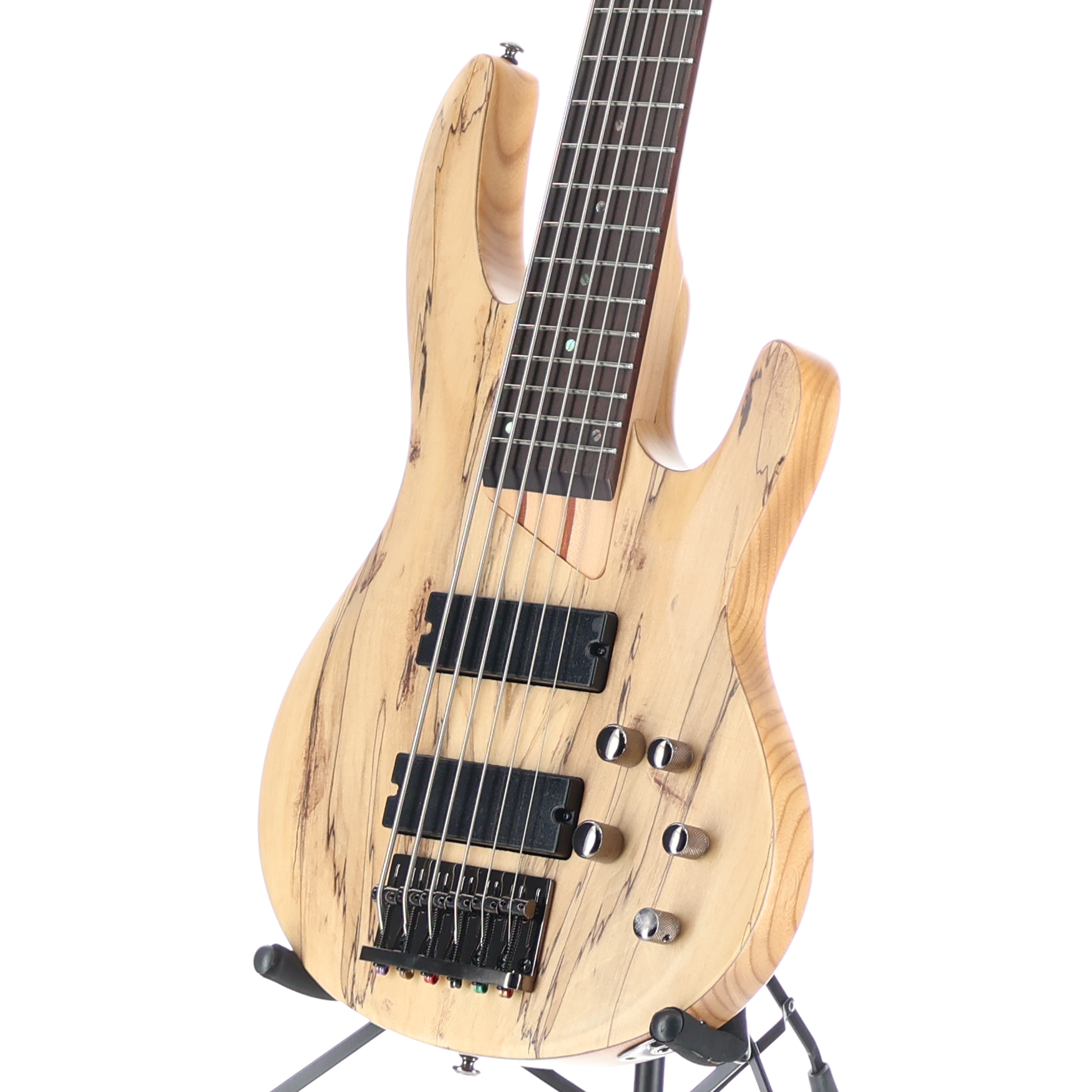 LTD B-206 SM 6 String Bass - Natural Spalted Maple Top Satin (Q12) (11909)