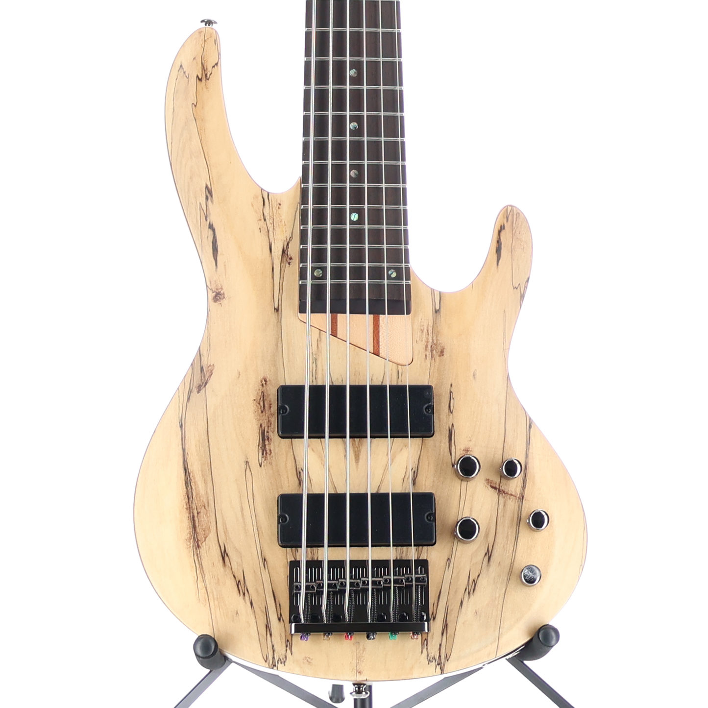 LTD B-206 SM 6 String Bass - Natural Spalted Maple Top Satin (Q12) (11909)