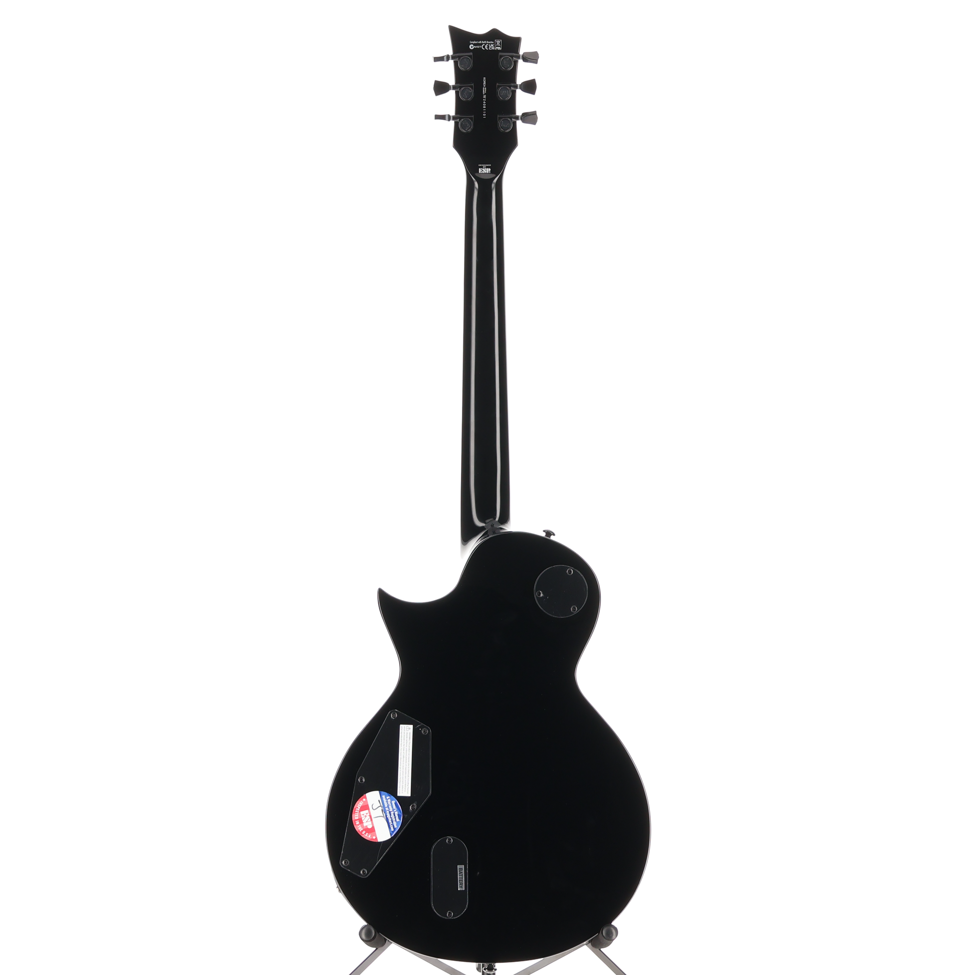 LTD EC-1000T Quilted Maple Electric Guitar - Charcoal Burst (M11) (81101)