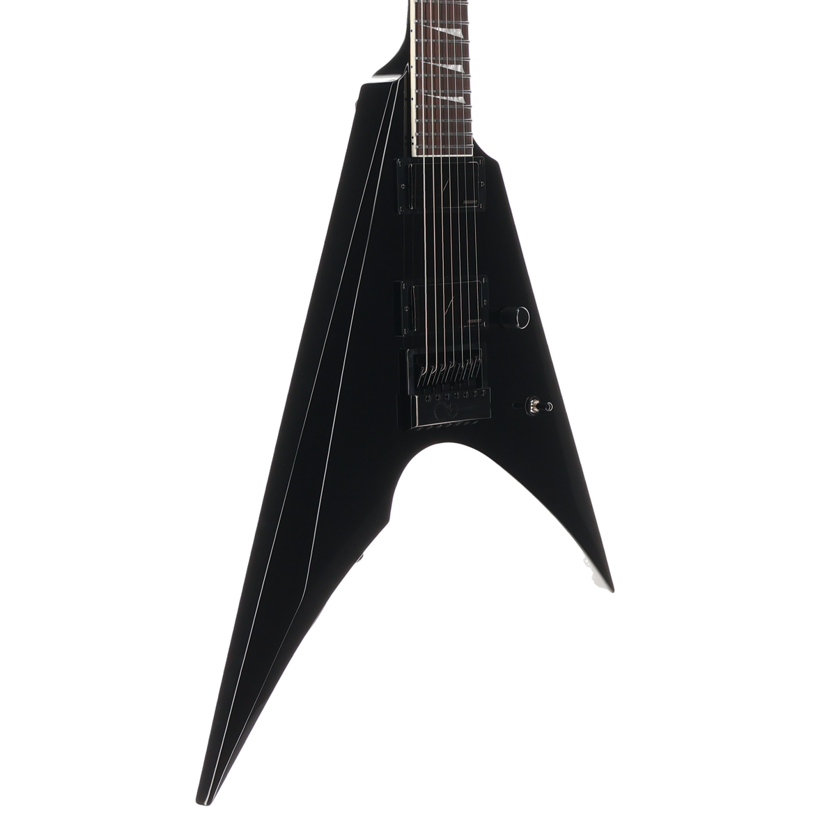 LTD EC-1007 Baritone Electric Guitar Evertune Black (V2) (21643)