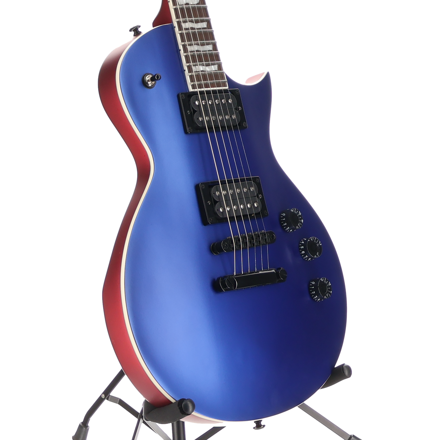 LTD EC-256 - Single Cut Electric Guitar w/ Satin Majik Blue Custom Paint (I11)(80144) (80144)