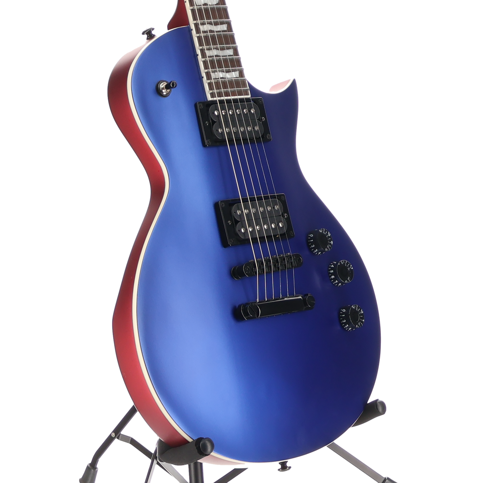 LTD EC-256 - Single Cut Electric Guitar w/ Satin Majik Blue Custom Paint (I11)(80144) (80144)