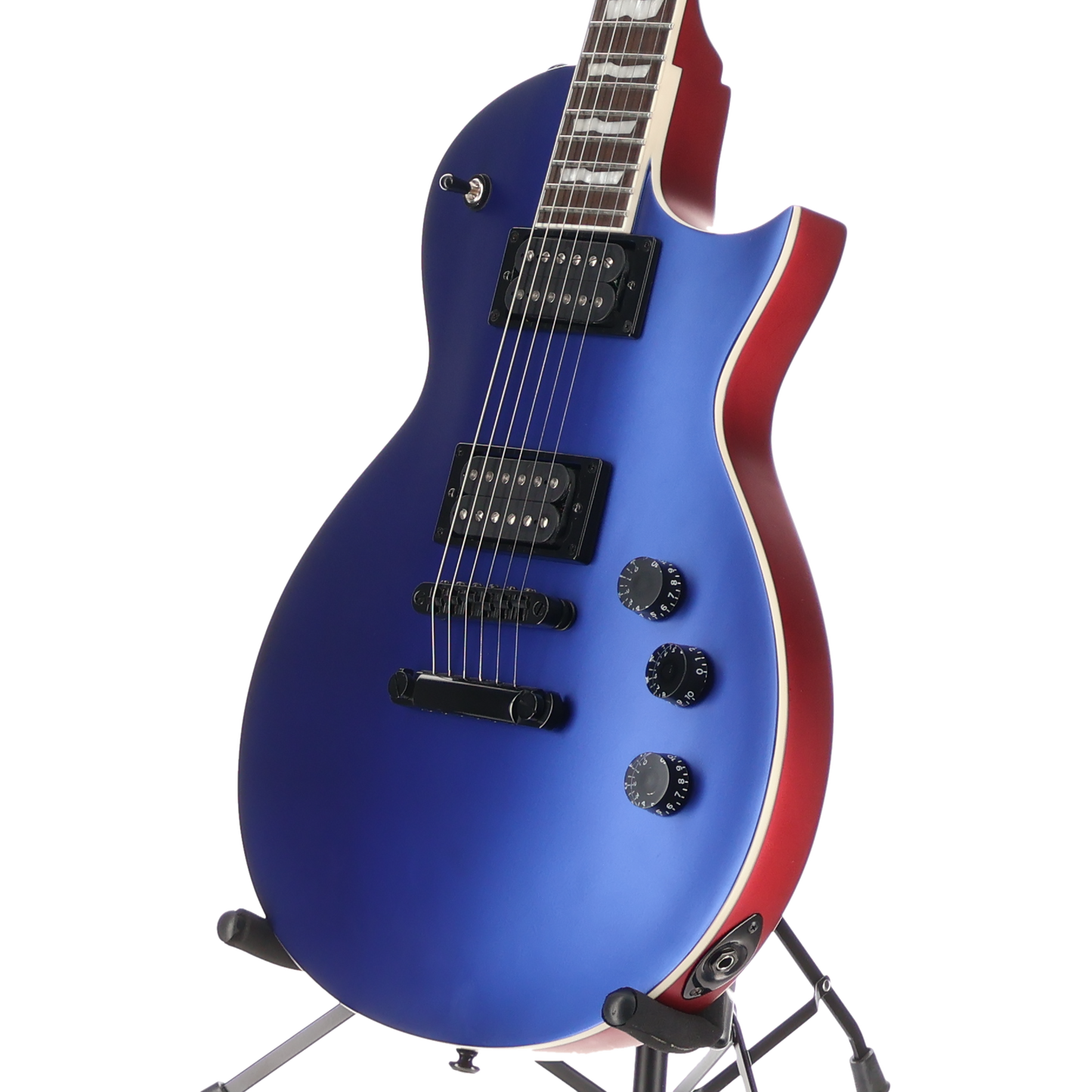 LTD EC-256 - Single Cut Electric Guitar w/ Satin Majik Blue Custom Paint (I11)(80144) (80144)