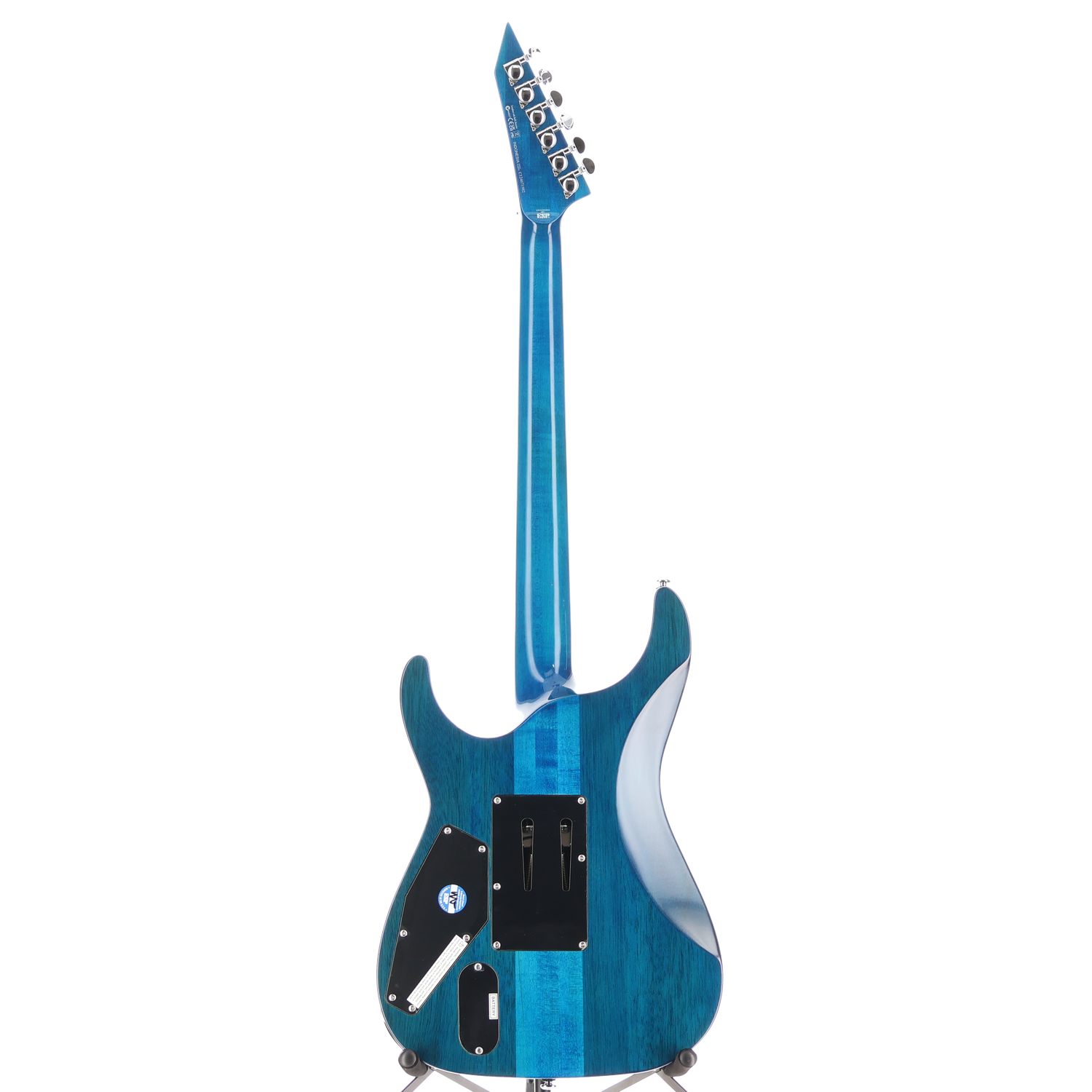 LTD MH-1000 - Quilt Maple Deluxe Electric Guitar Black Ocean (L12) (71982)