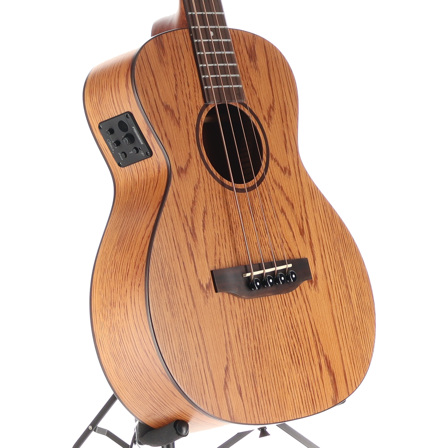 Lanikai OA-EBU Acoustic Electric Bass Natural Oak, Plays Great (I10)(11912) (11912)