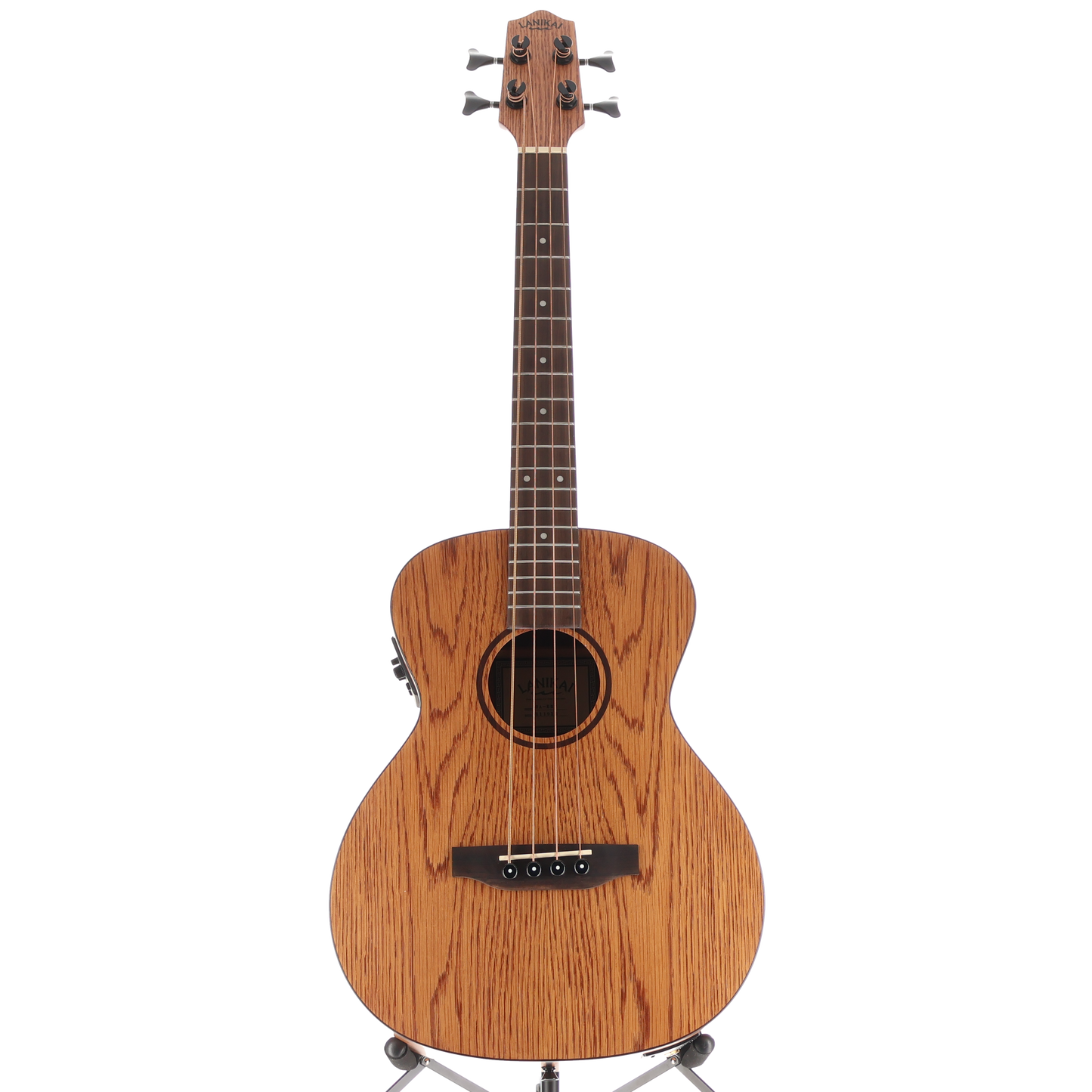 Lanikai OA-EBU Acoustic Electric Bass Natural Oak, Plays Great (I10)(11912) (11912)