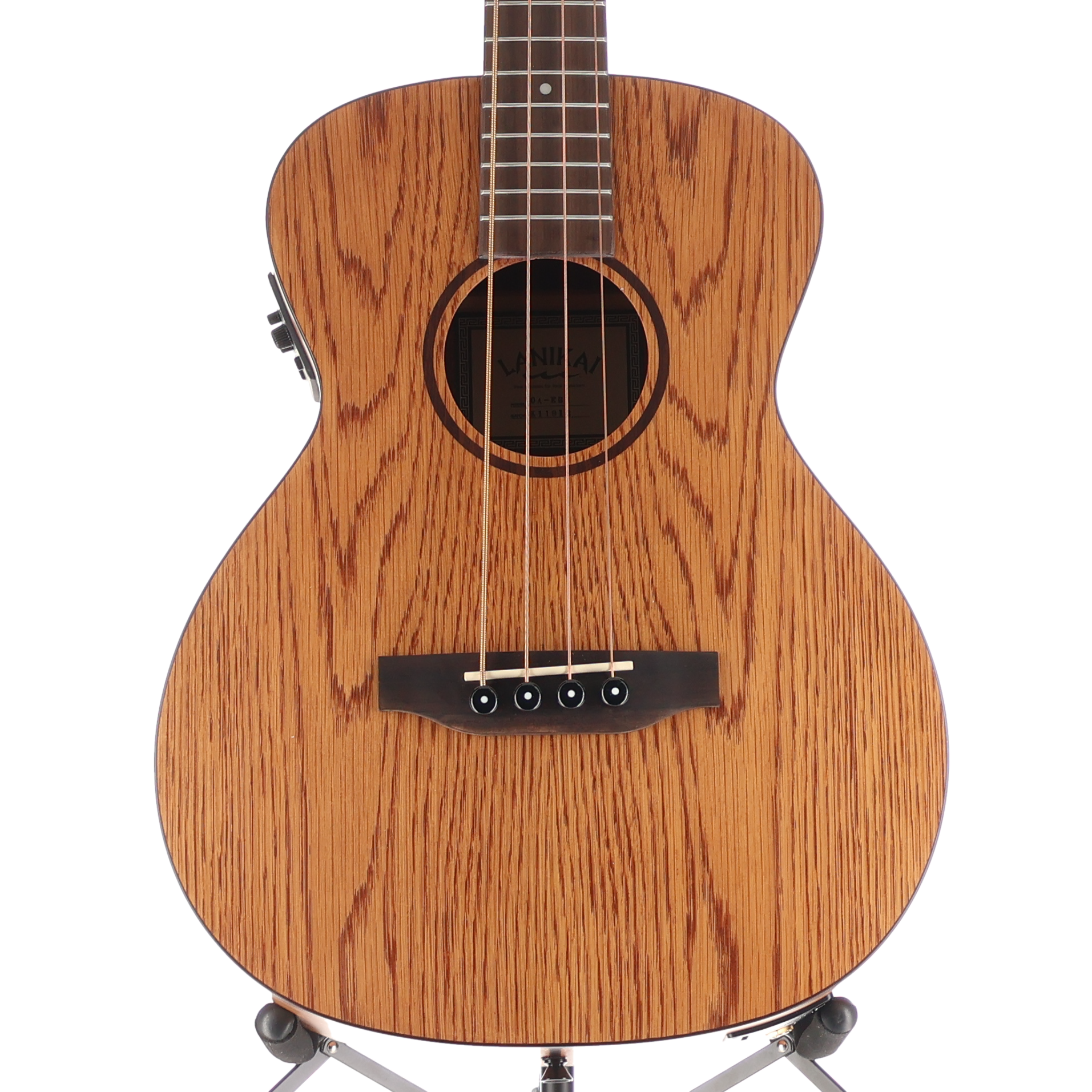 Lanikai OA-EBU Acoustic Electric Bass Natural Oak, Plays Great (I10)(11912) (11912)