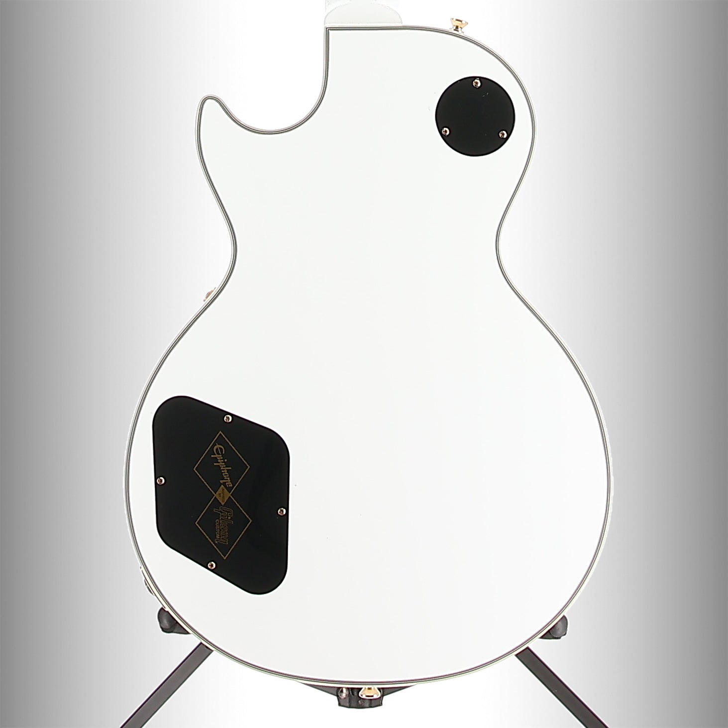 Les Paul Custom Inspired by Gibson Alpine White with Seymour Duncan Vintage P90 Bridge Pickup Mod (SR) (99053)