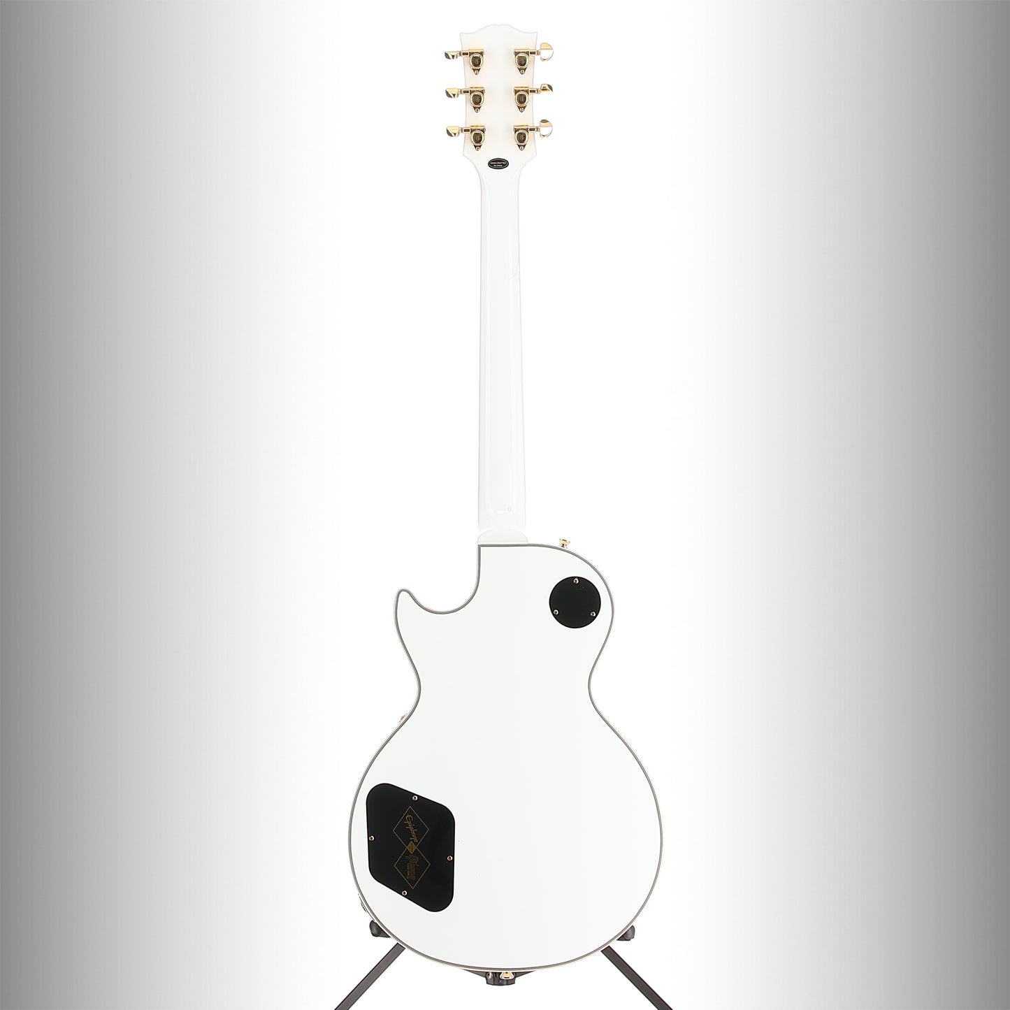 Les Paul Custom Inspired by Gibson Alpine White with Seymour Duncan Vintage P90 Bridge Pickup Mod (SR) (99053)
