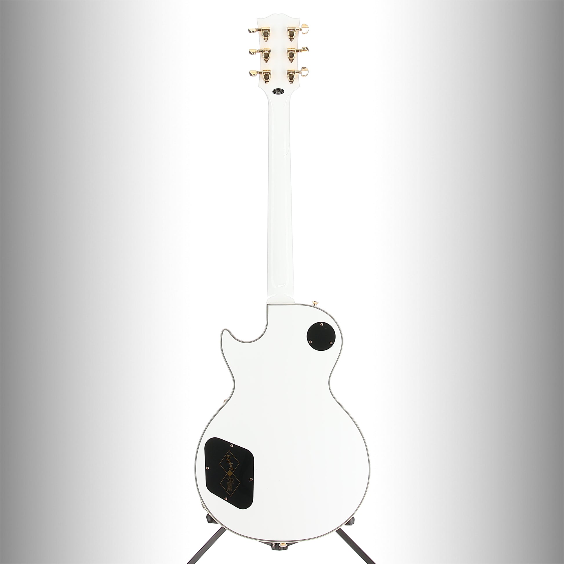 Les Paul Custom Inspired by Gibson Alpine White with Seymour Duncan Vintage P90 Bridge Pickup Mod (SR) (99053)