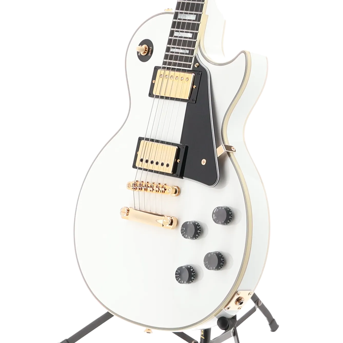 Les Paul Custom Inspired by Gibson MOD in Alpine White (O7) (79123)