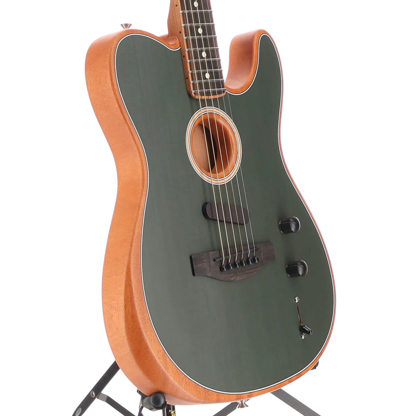 Limited Edition American Acoustasonic Telecaster, Channel-Bound Neck, Ebony Fingerboard, Tungsten (2069A)