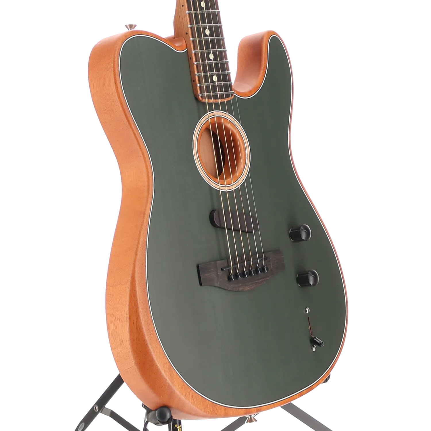 Limited Edition American Acoustasonic Telecaster, Channel-Bound Neck, Ebony Fingerboard, Tungsten (2069A)