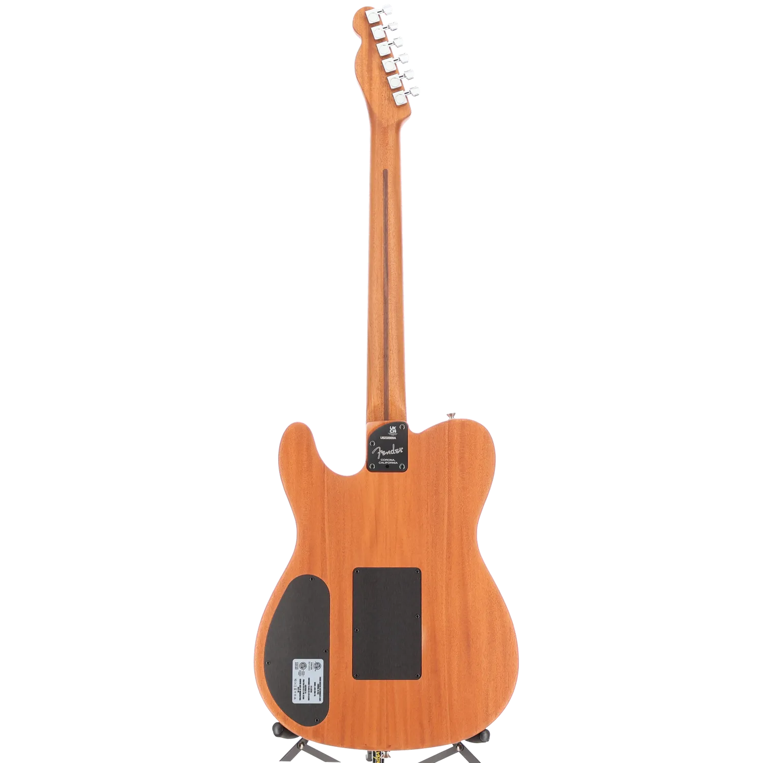 Limited Edition American Acoustasonic Telecaster, Channel-Bound Neck, Ebony Fingerboard, Tungsten (2069A)