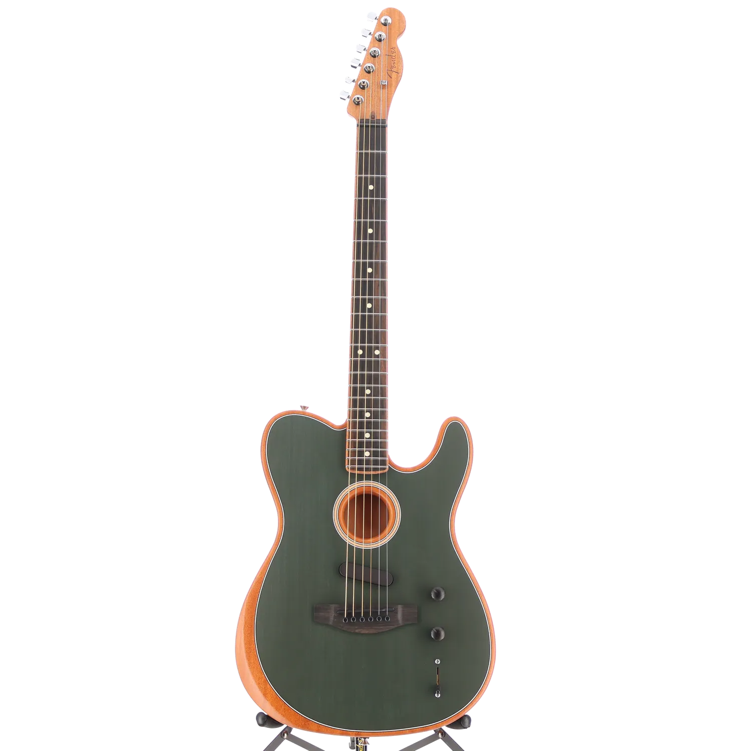 Limited Edition American Acoustasonic Telecaster, Channel-Bound Neck, Ebony Fingerboard, Tungsten (2069A)