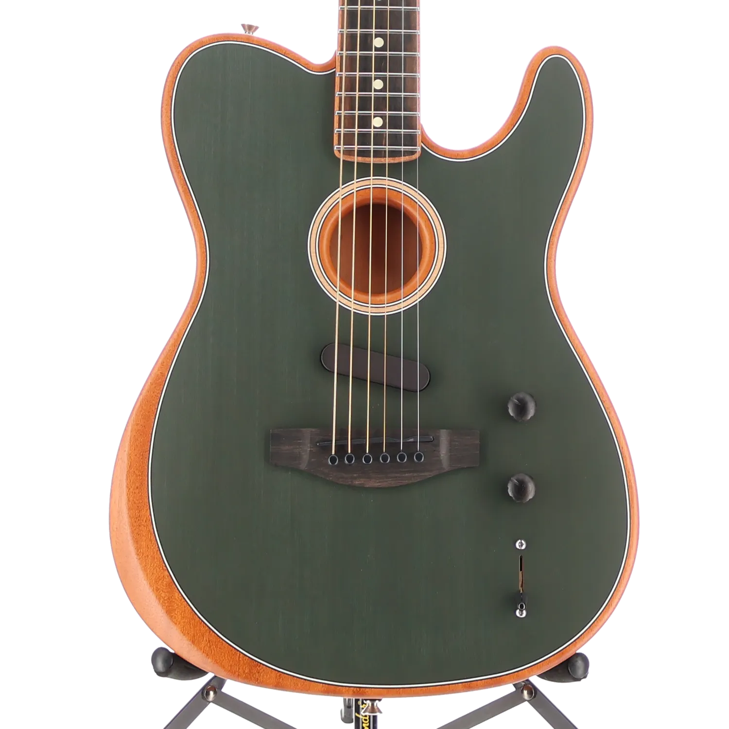 Limited Edition American Acoustasonic Telecaster, Channel-Bound Neck, Ebony Fingerboard, Tungsten (2069A)