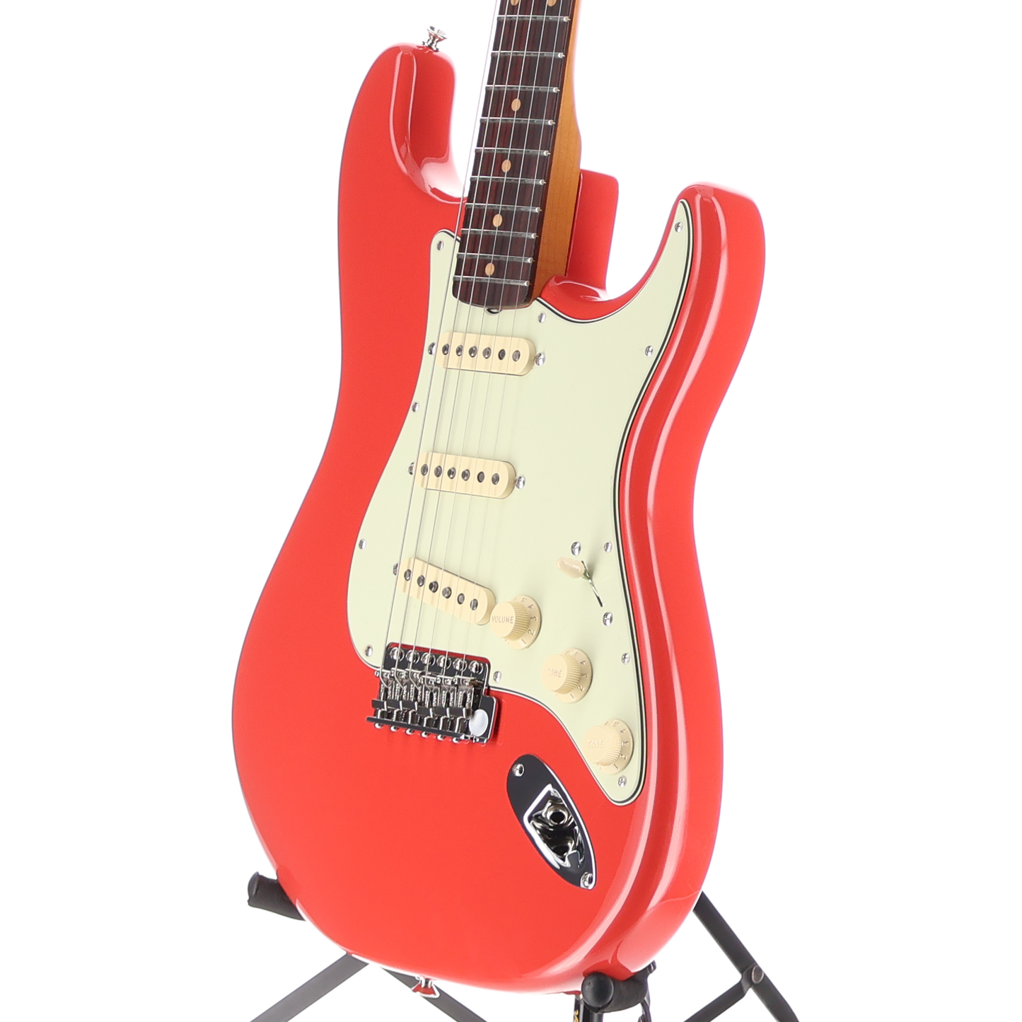 Limited Edition American Vintage II 1961 Stratocaster, 3A Flame Maple Neck - Fiesta Red (BB11) (60591)