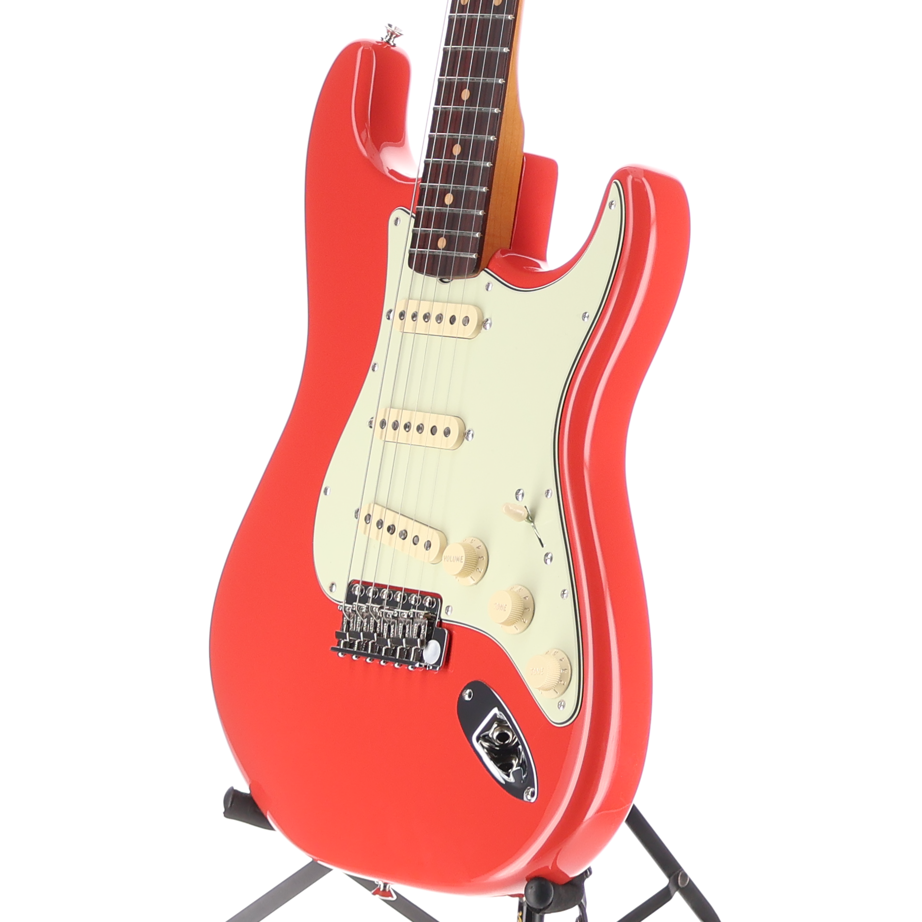 Limited Edition American Vintage II 1961 Stratocaster, 3A Flame Maple Neck - Fiesta Red (BB11) (60591)