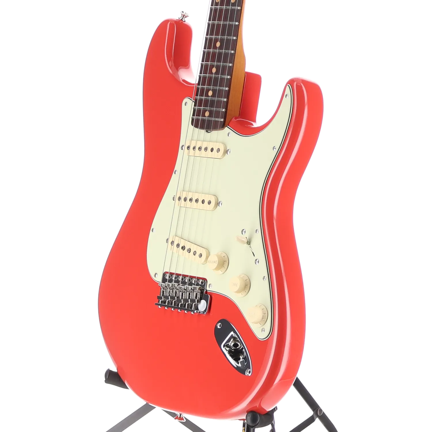 Limited Edition American Vintage II 1961 Stratocaster, 3A Flame Maple Neck - Fiesta Red (BB11) (60591)