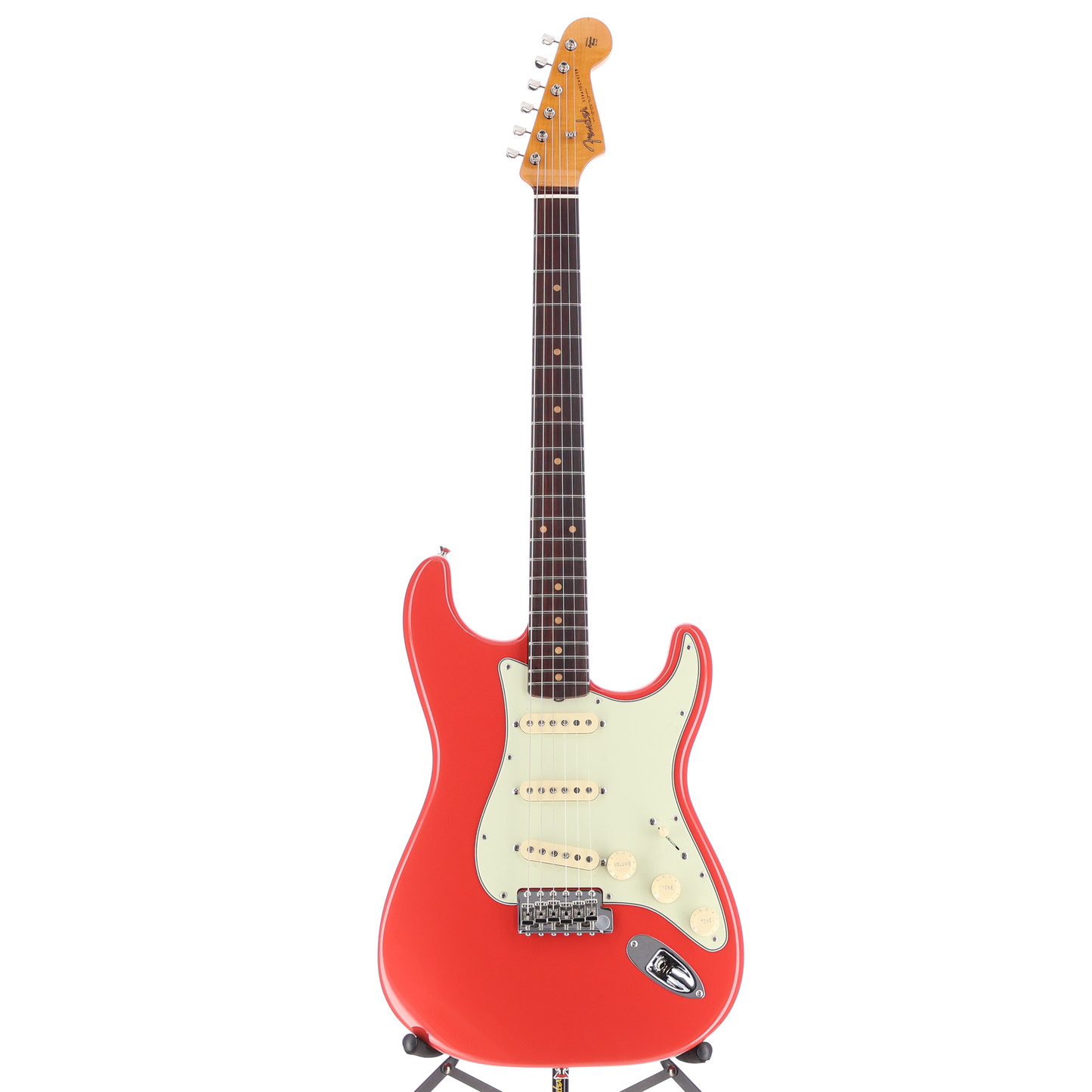 Limited Edition American Vintage II 1961 Stratocaster, 3A Flame Maple Neck - Fiesta Red (BB11) (60591)