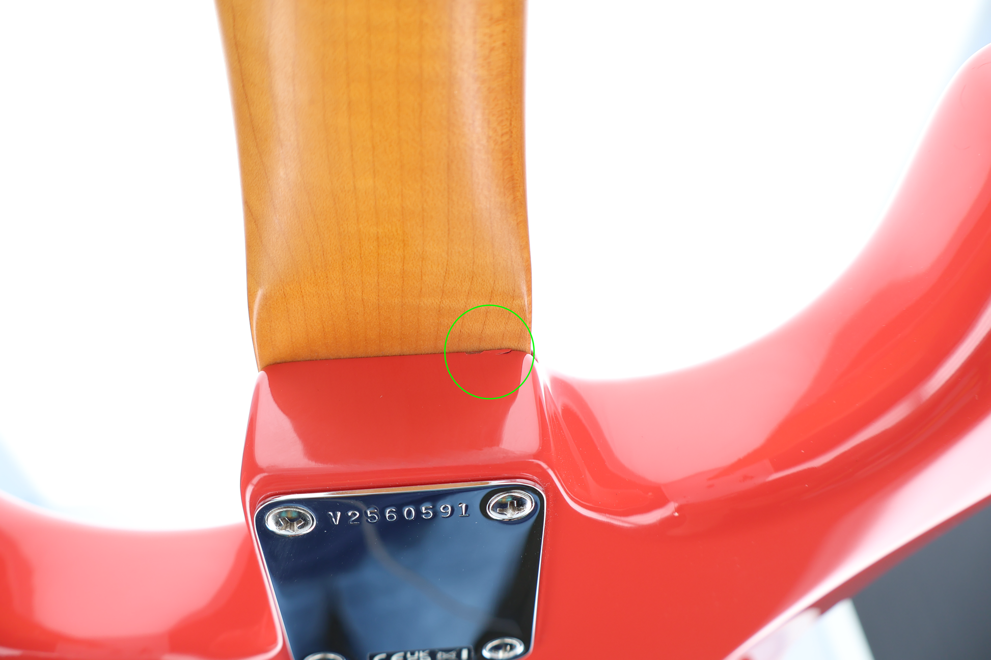 Limited Edition American Vintage II 1961 Stratocaster, 3A Flame Maple Neck - Fiesta Red (BB11) (60591)