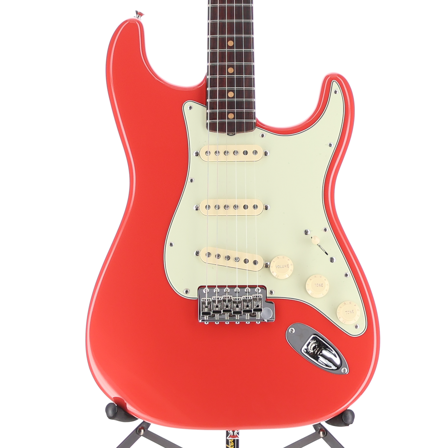 Limited Edition American Vintage II 1961 Stratocaster, 3A Flame Maple Neck - Fiesta Red (BB11) (60591)