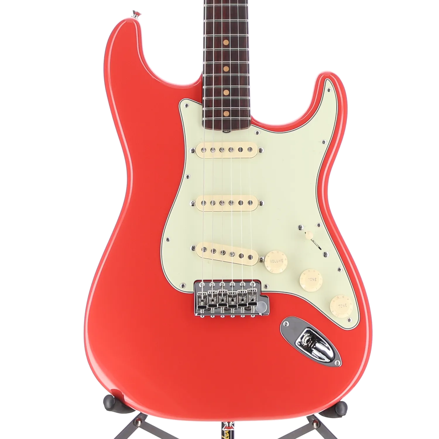 Limited Edition American Vintage II 1961 Stratocaster, 3A Flame Maple Neck - Fiesta Red (BB11) (60591)