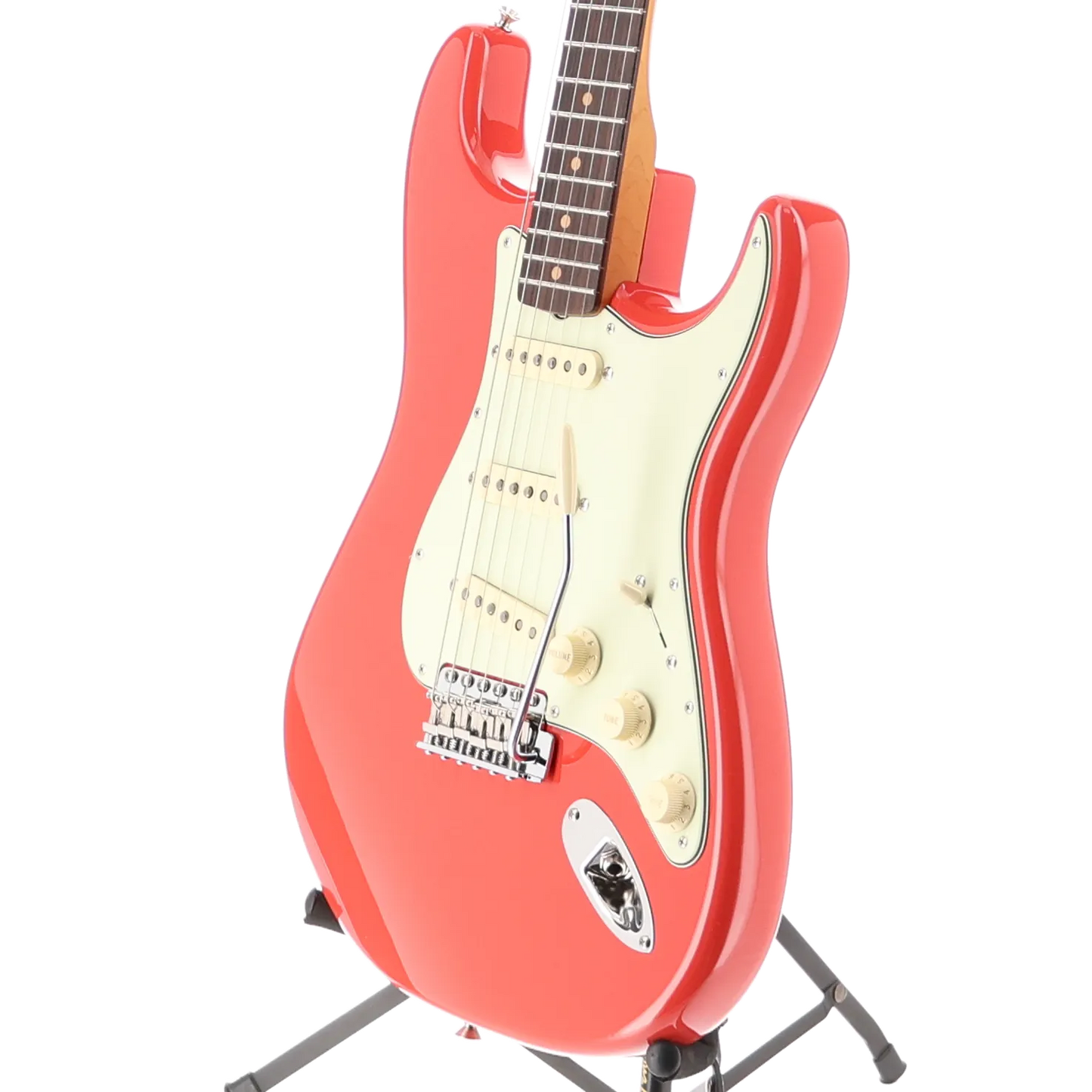 Limited Edition American Vintage II 1961 Stratocaster, 3A Flame Maple Neck - Fiesta Red (RC2) (58529)