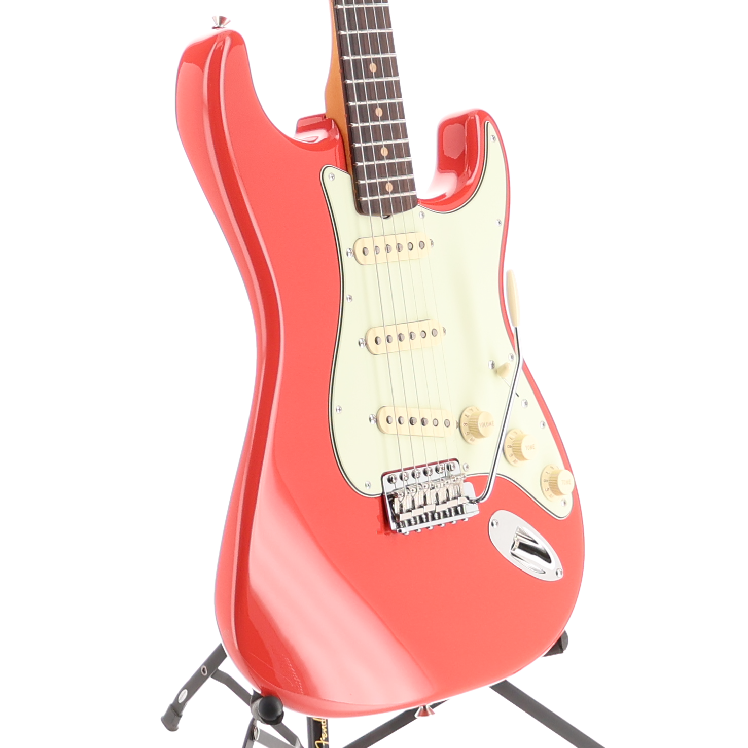 Limited Edition American Vintage II 1961 Stratocaster, 3A Flame Maple Neck - Fiesta Red (RC2) (58529)