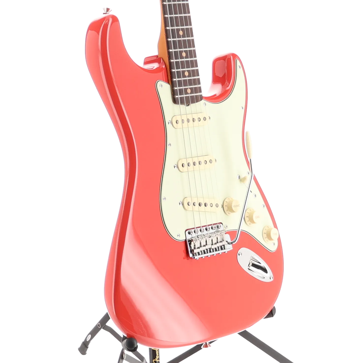 Limited Edition American Vintage II 1961 Stratocaster, 3A Flame Maple Neck - Fiesta Red (RC2) (58529)