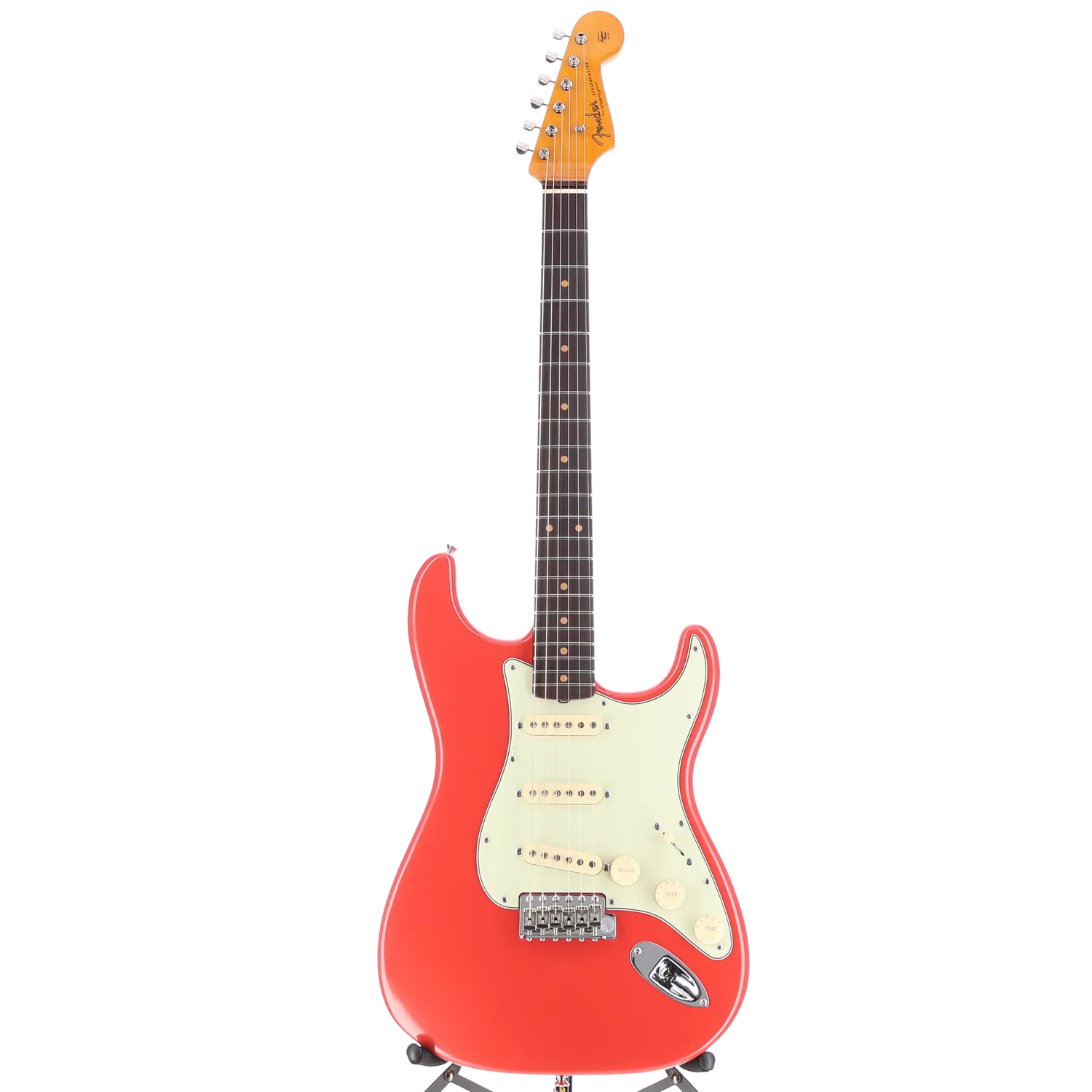 Limited Edition American Vintage II 1961 Stratocaster, 3A Flame Maple Neck - Fiesta Red (RC4) (58036)