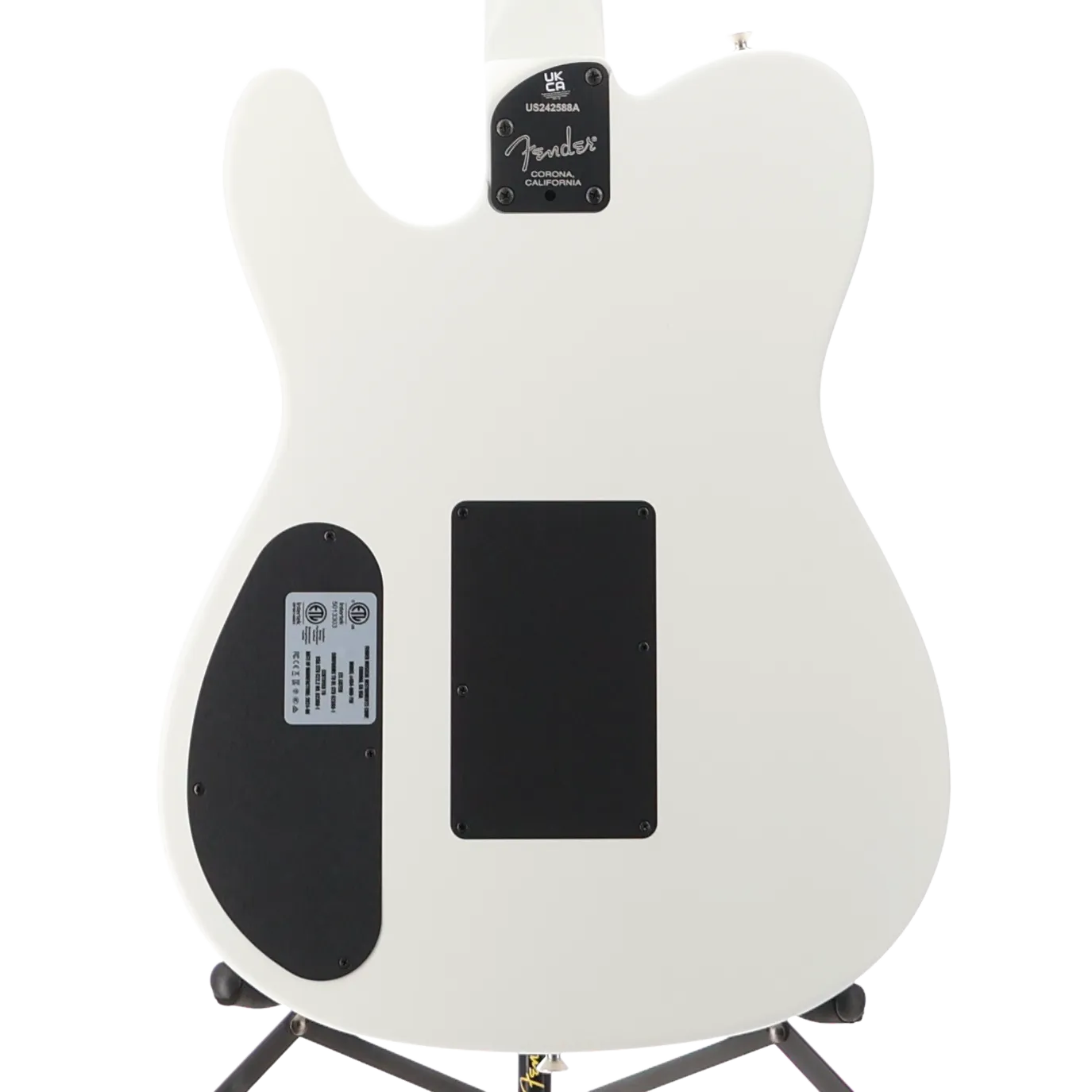 Limited Edition FINNEAS American Acoustasonic Telecaster, Ebony Fingerboard, Satin Arctic White (2588A)