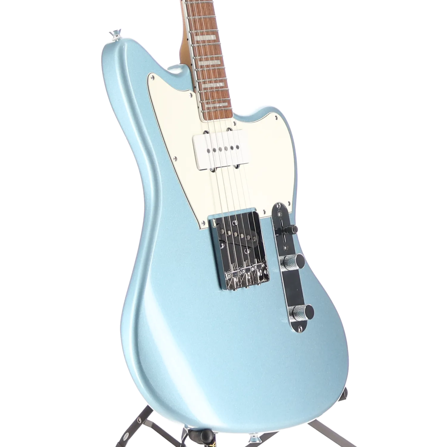 Limited Edition Paranormal Offset Telecaster SJ, Laurel Fingerboard, Parchment Pickguard, Ice Blue Metallic (RP) (08583)
