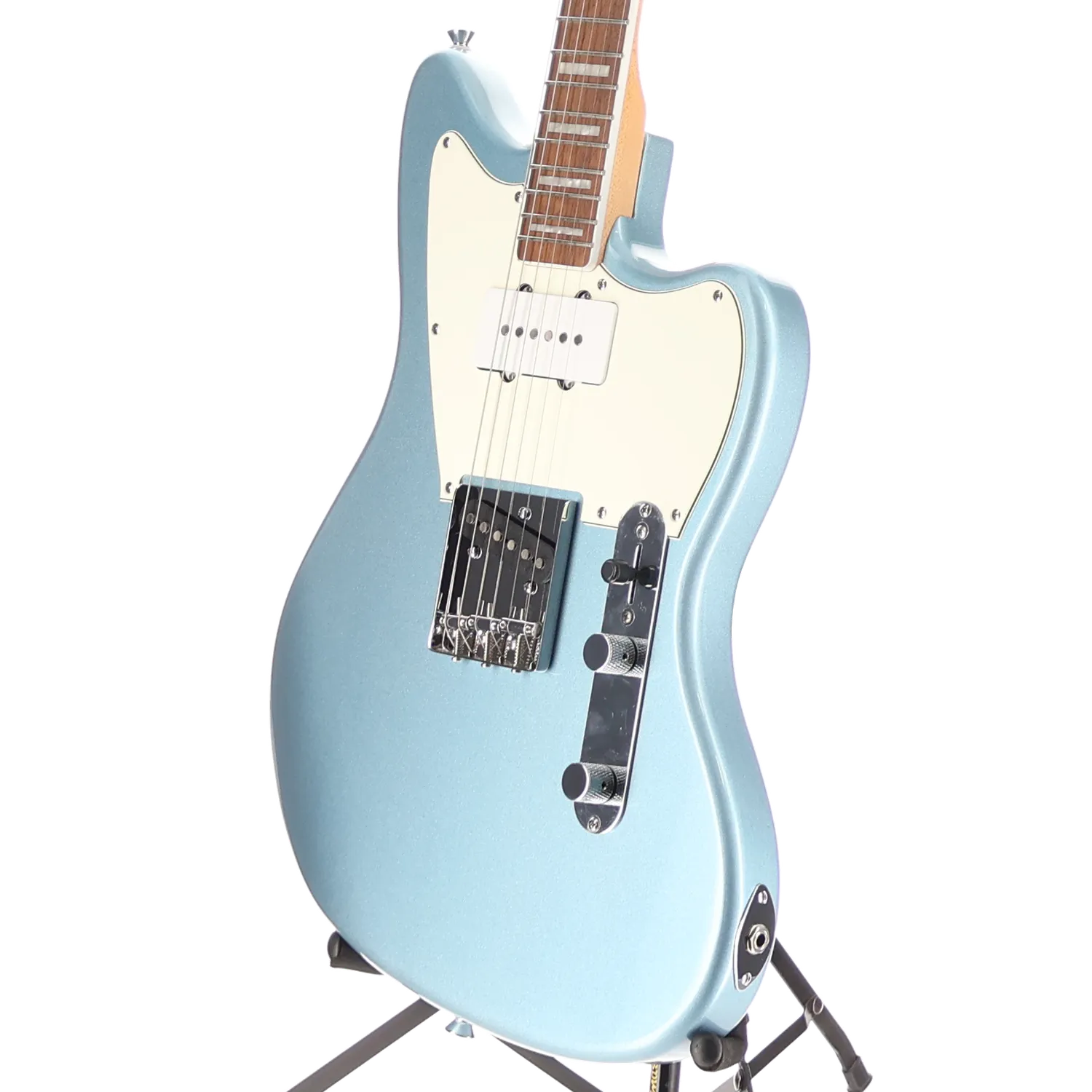 Limited Edition Paranormal Offset Telecaster SJ, Laurel Fingerboard, Parchment Pickguard, Ice Blue Metallic (RP) (08583)
