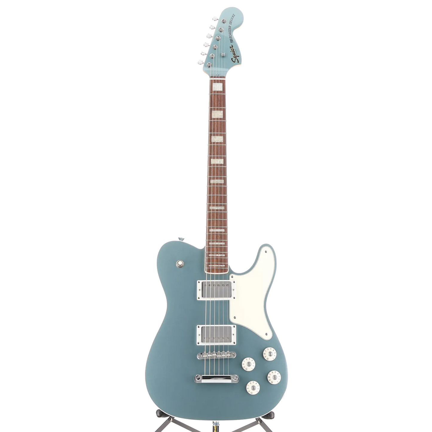 Limited Edition Paranormal Troublemaker Telecaster Deluxe, Laurel Fingerboard, Parchment Pickguard, Ice Blue Metallic (RP) (25583)