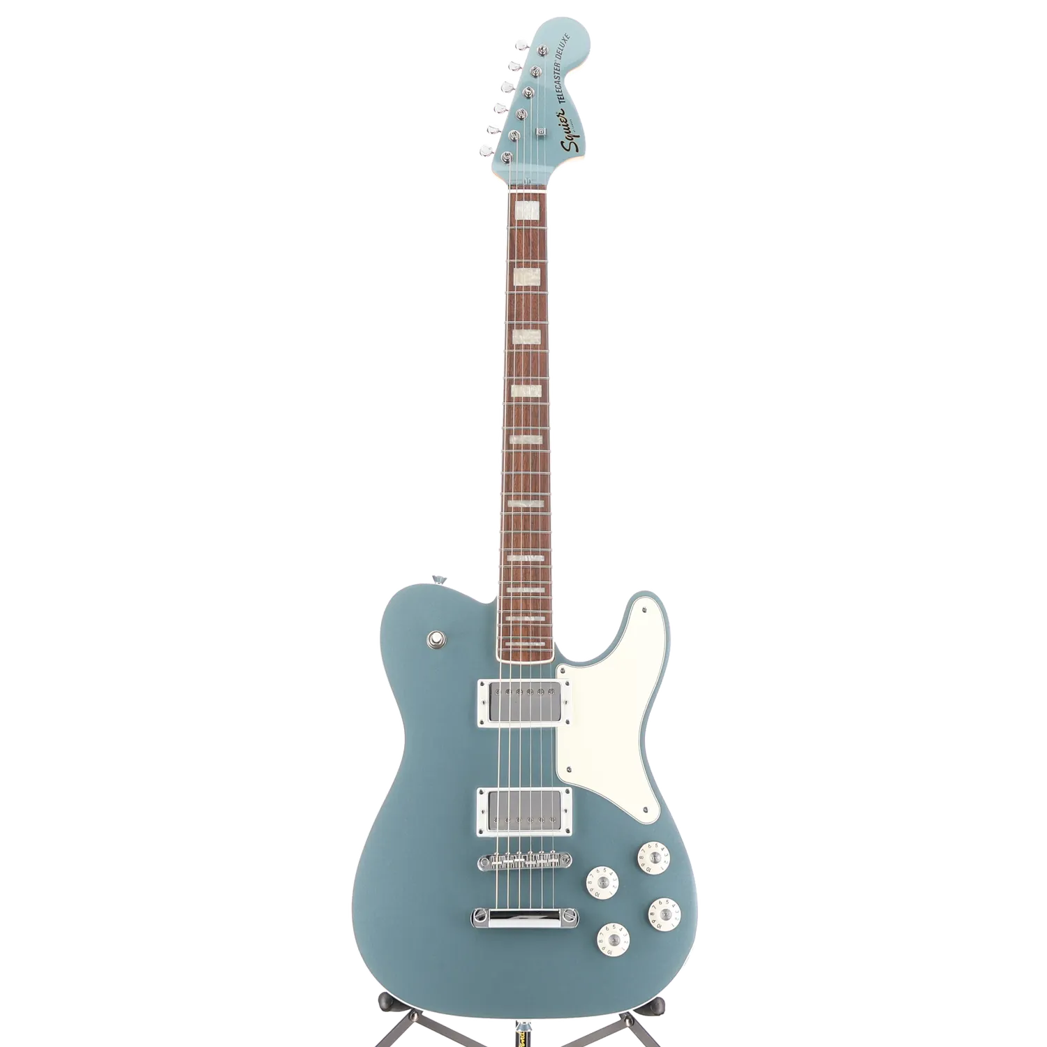 Limited Edition Paranormal Troublemaker Telecaster Deluxe, Laurel Fingerboard, Parchment Pickguard, Ice Blue Metallic (RP) (25583)