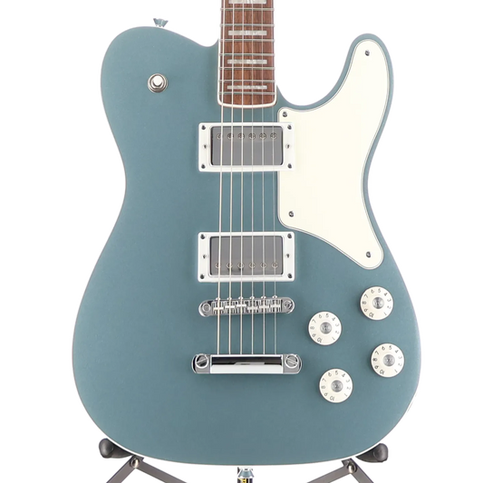 Limited Edition Paranormal Troublemaker Telecaster Deluxe, Laurel Fingerboard, Parchment Pickguard, Ice Blue Metallic (RP) (25583)