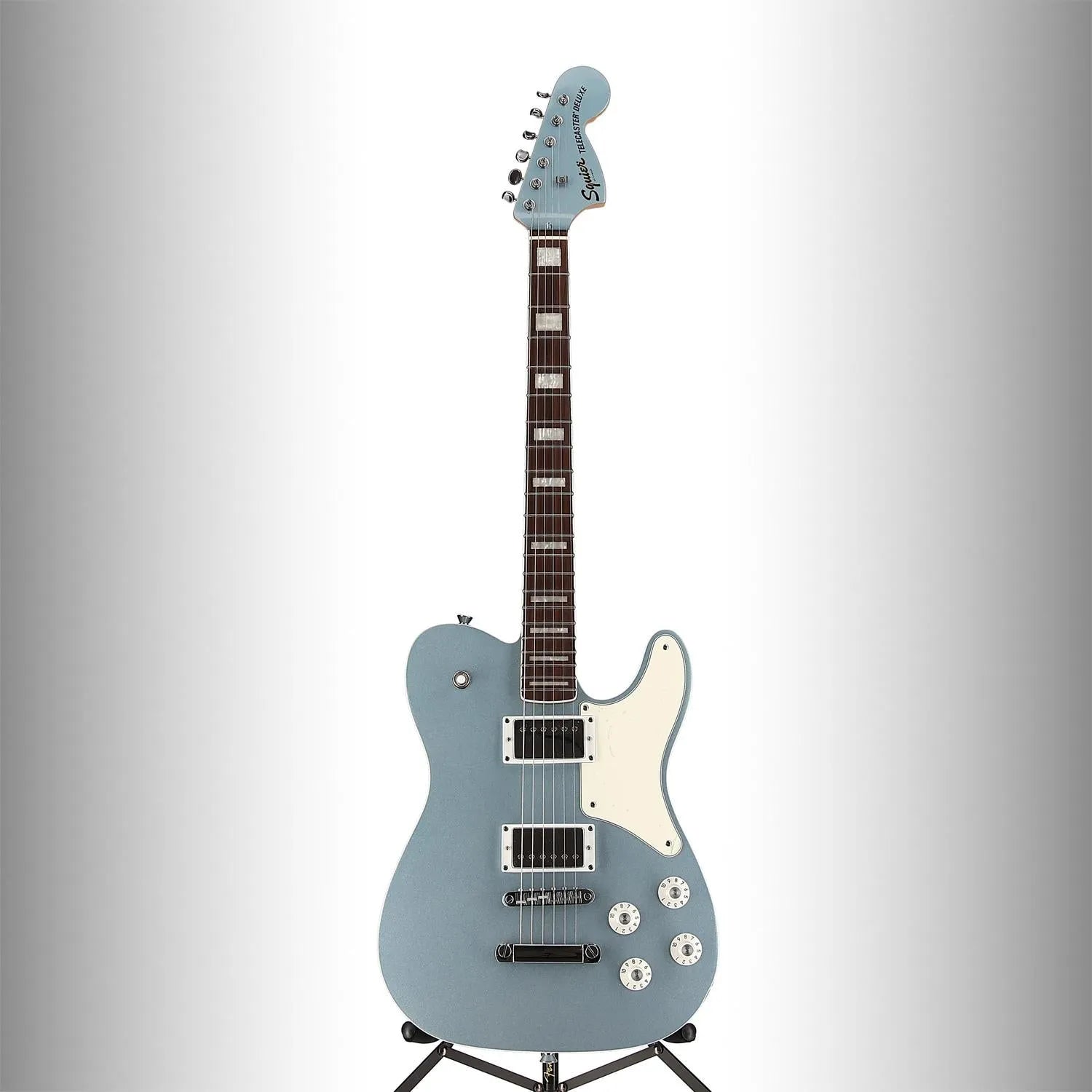 Limited Edition Paranormal Troublemaker Telecaster Deluxe, Laurel Fingerboard, Parchment Pickguard, Ice Blue Metallic (V6) (00099)